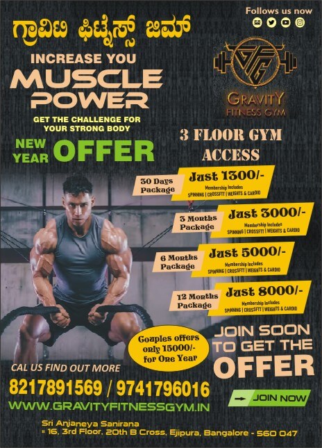 New Year 2025 Special Gym Memberships at Gravity Fitness